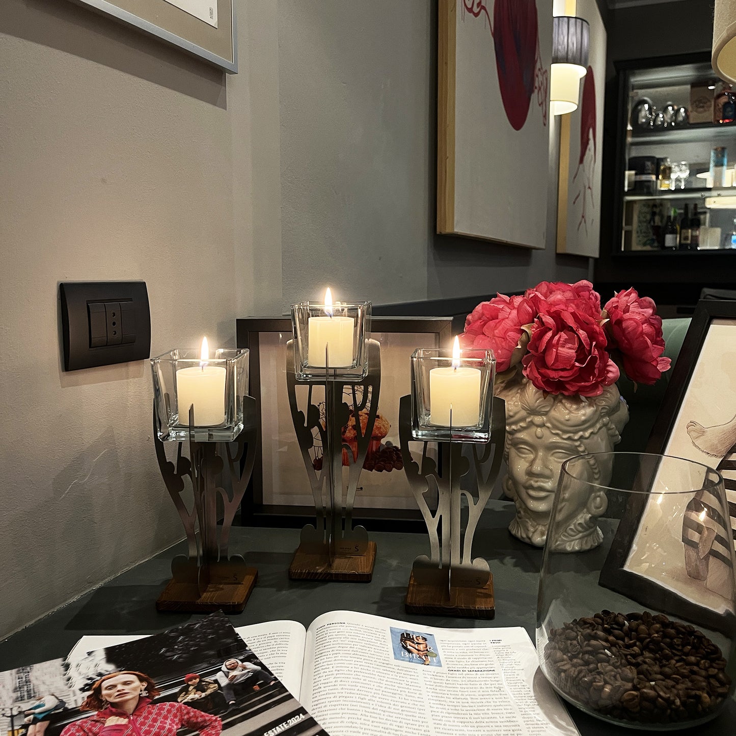 Alpha Q Auris Candle Holder