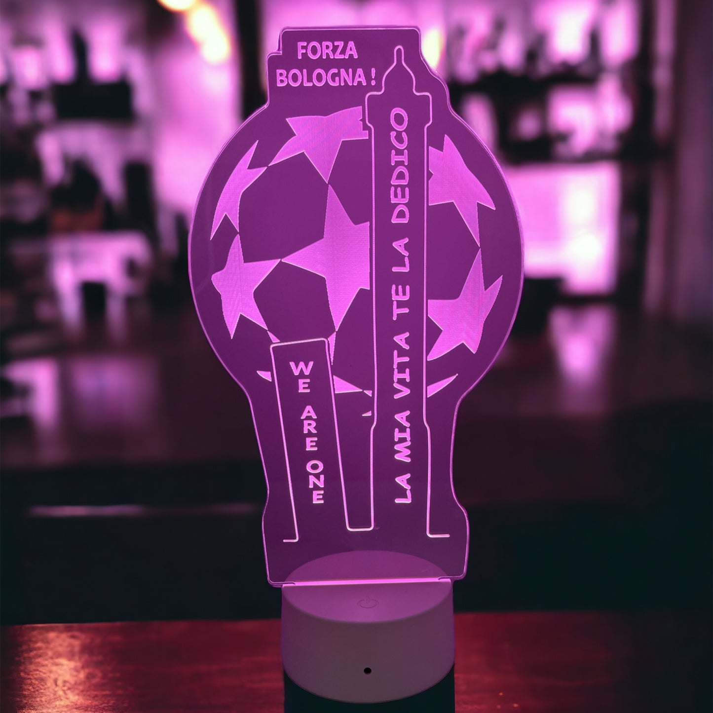 Lampada a led Fantastiled Bologna We Are One