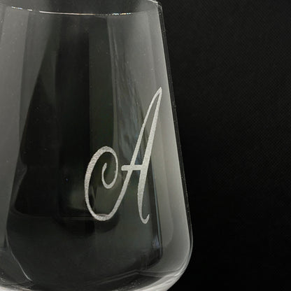 Glasses with initial