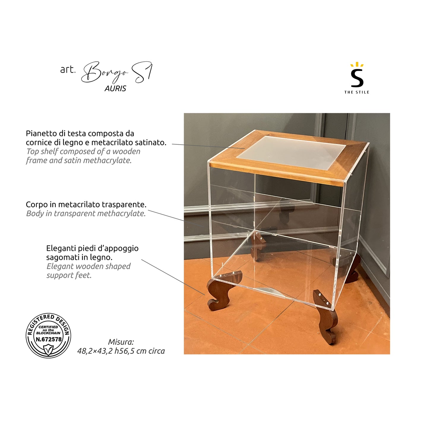 Borgo S1 Auris design cabinet