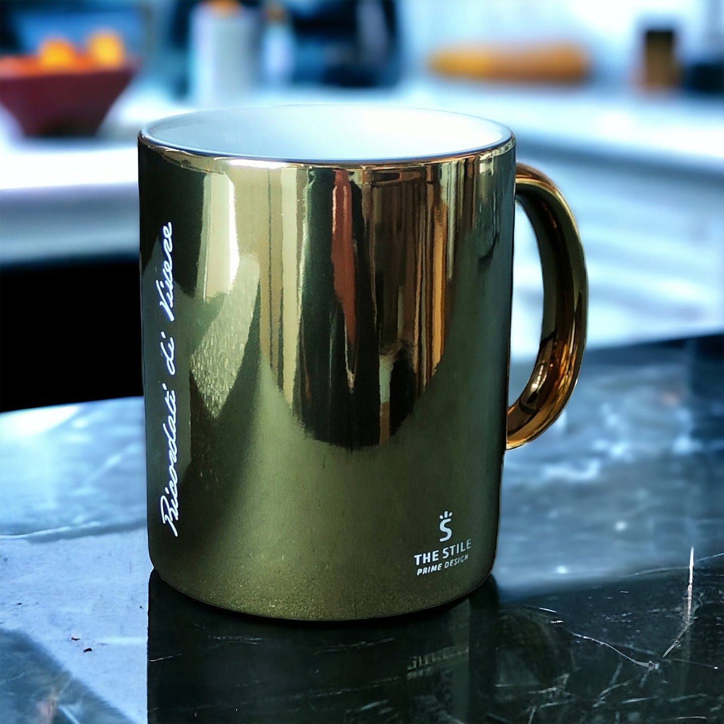 Customizable Golden Mug